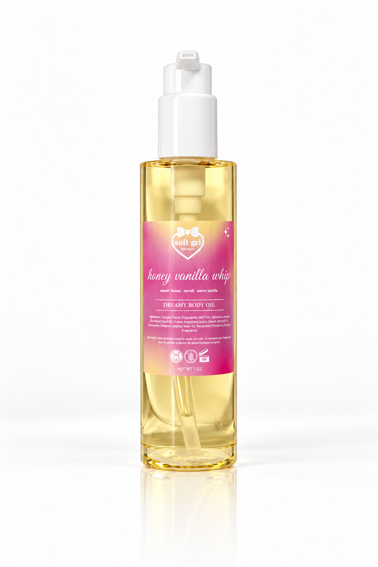 Honey Vanilla Whip Body Oil - Inspired By BBW Whipped Honey & Vanilla