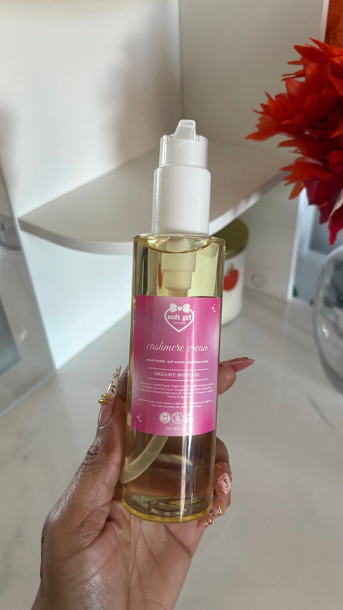 Cashmere Cream Body Oil - Inspired By BBW Snowflakes & Cashmere