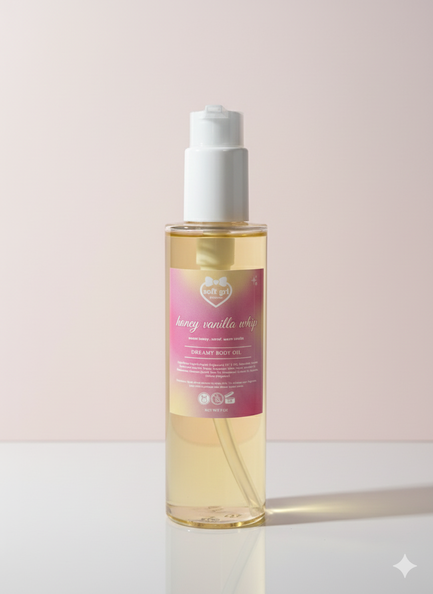 Honey Vanilla Whip Body Oil - Inspired By BBW Whipped Honey & Vanilla