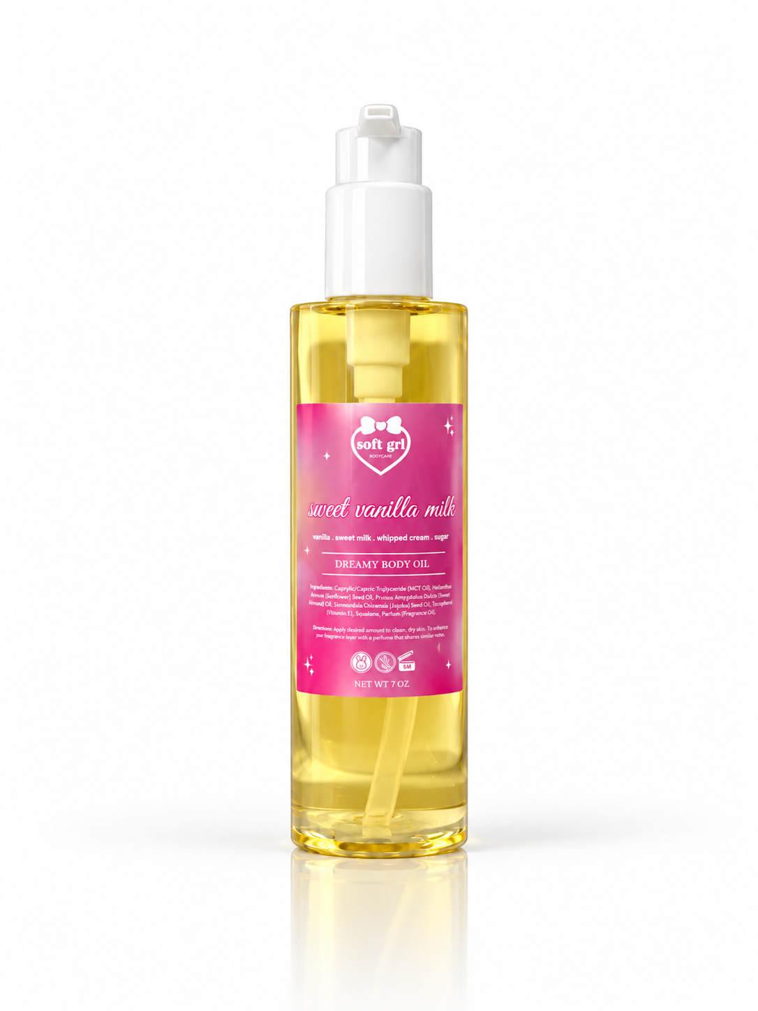 Sweet Vanilla Milk Body Oil