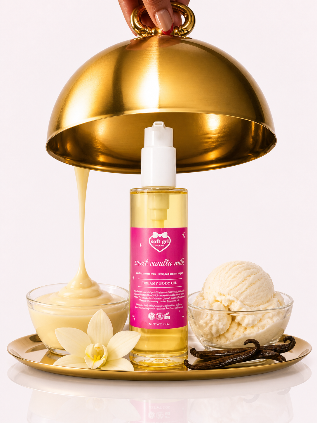 Sweet Vanilla Milk Body Oil
