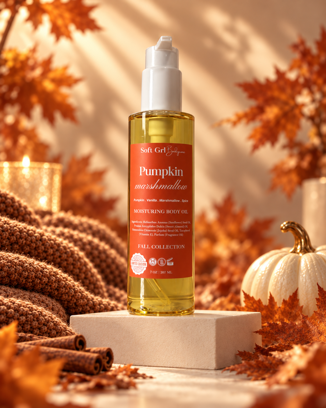 Pumpkin Marshmallow Body Oil