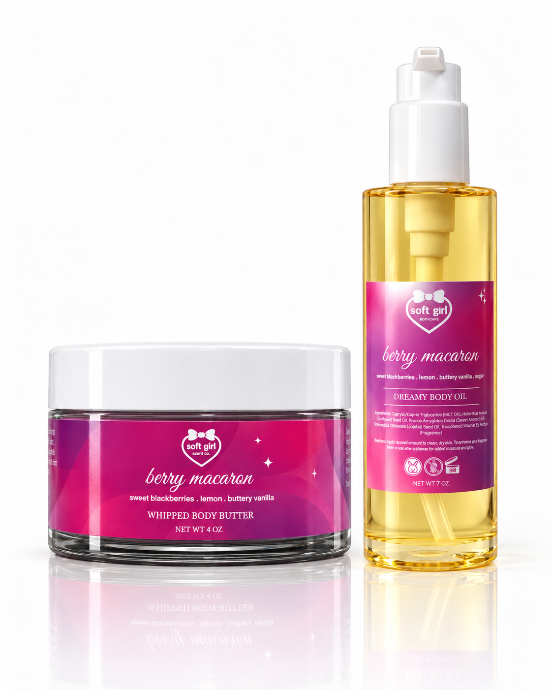 Berry Macaron Duo Set